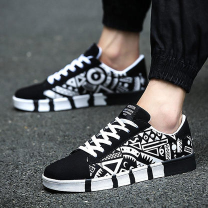🔥Limited Time Offer 49% OFF🔥New graffiti trend canvas plate shoes