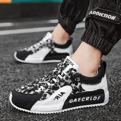 🔥Limited Time Offer 49% OFF🔥Men's Printed Textured Slip Resistant Running Shoes