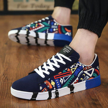 🔥Limited Time Offer 49% OFF🔥New graffiti trend canvas plate shoes